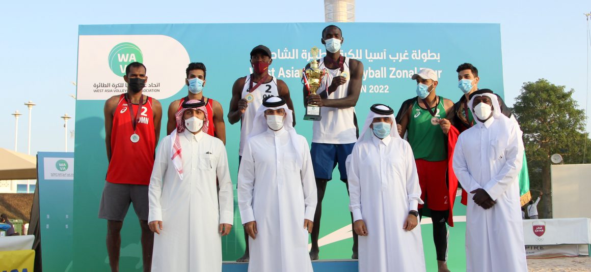 QATAR CROWNED CHAMPIONS AT WEST ASIA BEACH VOLLEYBALL ZONAL TOUR