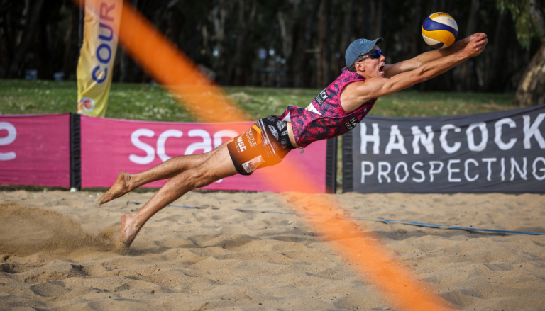 TOP SEEDS MCHUGH/BURNETT ADVANCE TO SEMIFINALS AFTER GRITTY DAY OF ACTION AT ASIAN BEACH VOLLEYBALL TOUR COBRAM BAROOGA CLASSIC