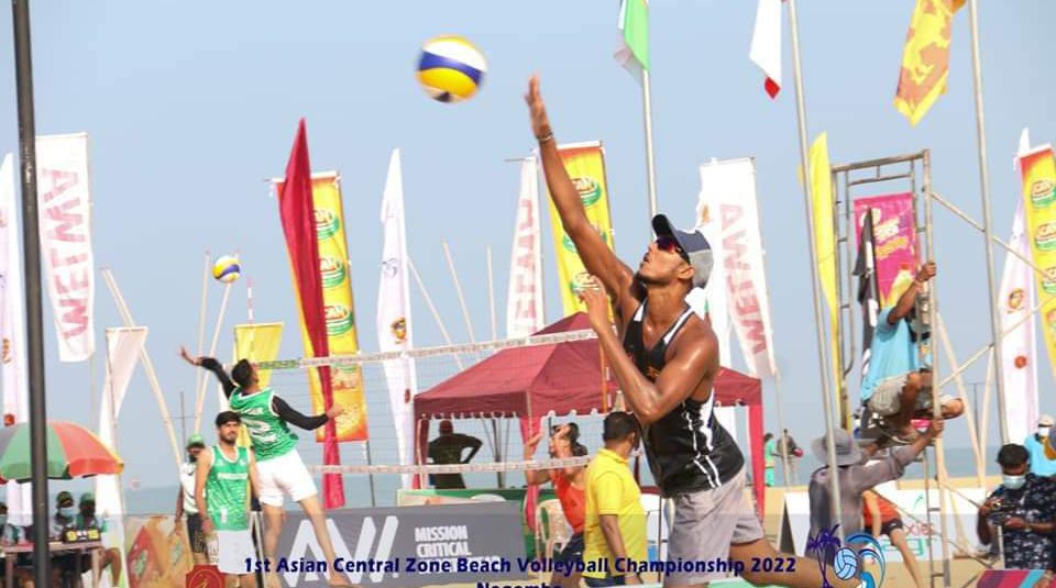 SRI LANKA-HOSTED 1ST CAVA BEACH VOLLEYBALL CHAMPIONSHIP GETS UNDER WAY AT NEGOMBO BEACH