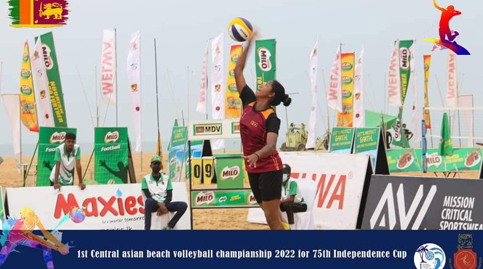 SRI LANKANS REMAIN ON COURSE FOR UNPRECEDENTED TITLE ON HOME SOIL AT 1ST CAVA BEACH VOLLEYBALL CHAMPIONSHIP