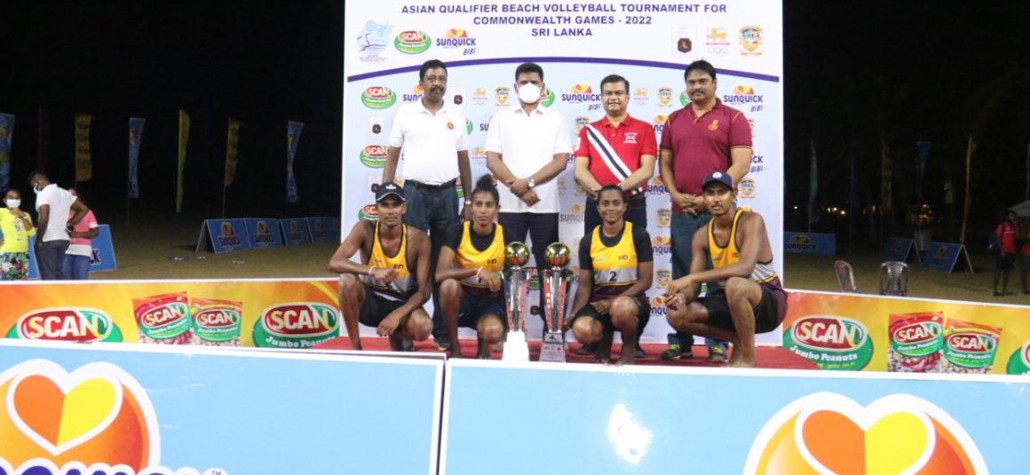 SRI LANKA DELIGHT HOME FANS WITH CLEAN SWEEP AT ASIAN QUALIFIER BEACH VOLLEYBALL TOURNAMENT FOR COMMONWEALTH GAMES 2022