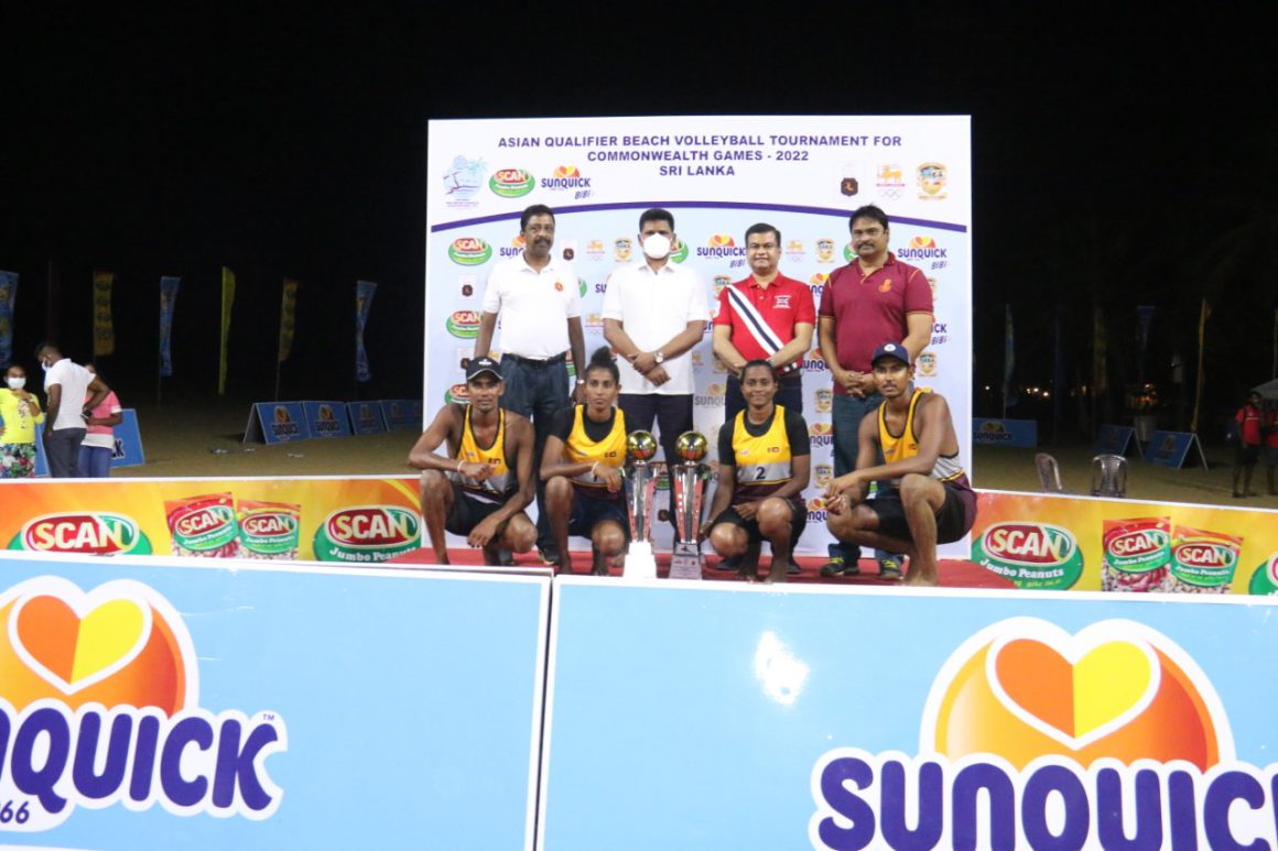 SRI LANKA DELIGHT HOME FANS WITH CLEAN SWEEP AT ASIAN QUALIFIER BEACH VOLLEYBALL TOURNAMENT FOR COMMONWEALTH GAMES 2022