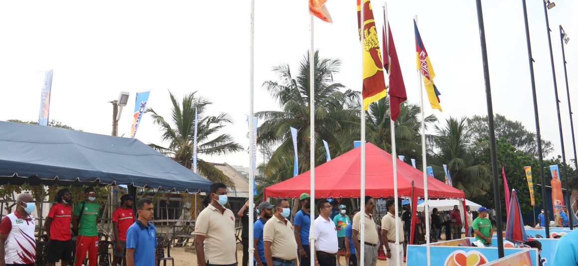 ASIAN QUALIFYING BEACH VOLLEYBALL TOURNAMENT FOR COMMONWEALTH GAMES 2022 UNDER WAY IN SRI LANKA