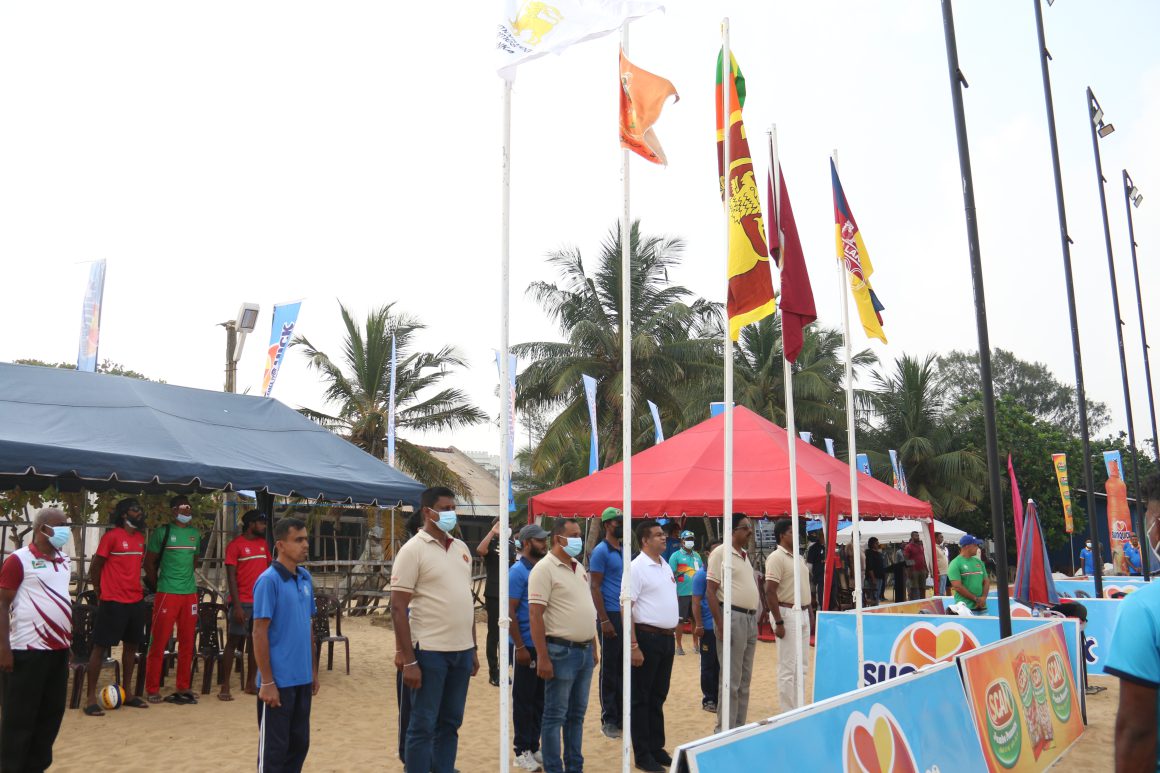 ASIAN QUALIFYING BEACH VOLLEYBALL TOURNAMENT FOR COMMONWEALTH GAMES 2022 UNDER WAY IN SRI LANKA