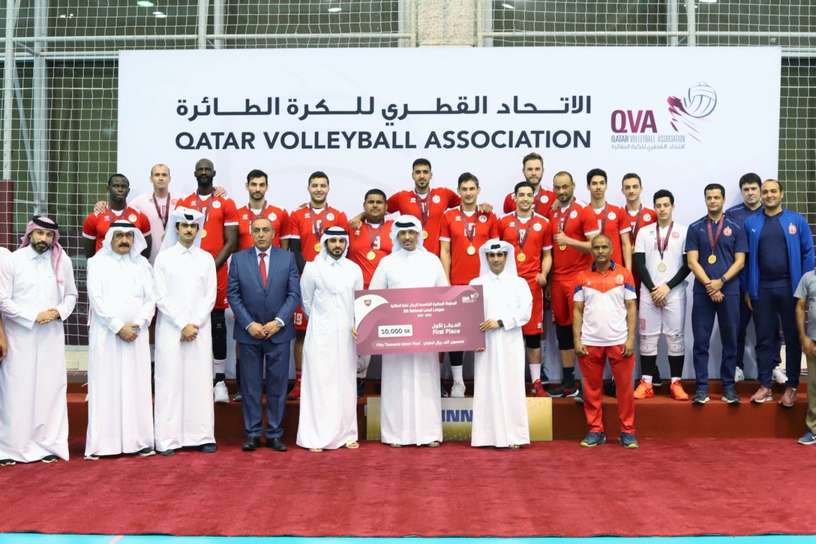 AL-ARABI CROWNED CHAMPIONS AT 5TH QATAR NATIONAL VOLLEYBALL LEAGUE