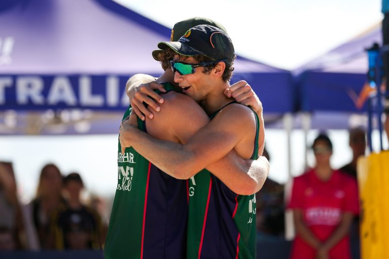 FAIRYTALE FINISH FOR AUSSIE MEN AT VOLLEYBALL WORLD BEACH PRO TOUR FUTURES ON THE GOLD COAST