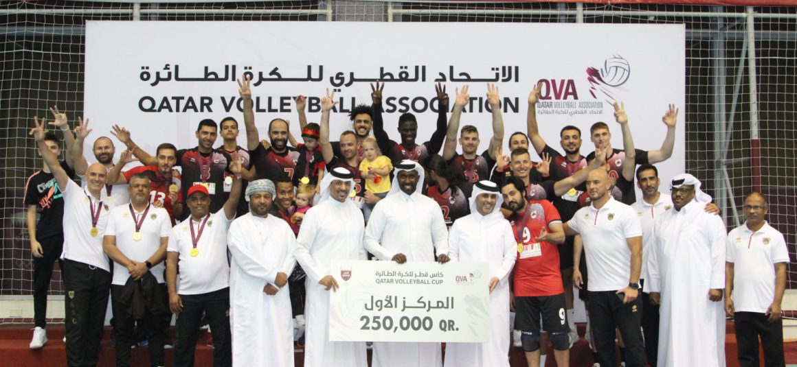 AL-RAYYAN CROWNED QATAR VOLLEYBALL CUP 2021/2022 CHAMPIONS