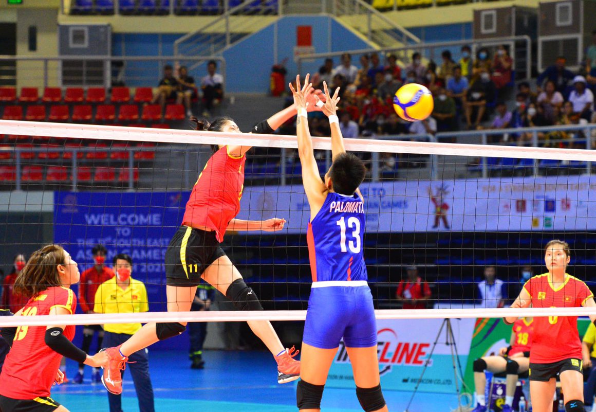 KIEU TRINH, THANH THUY STEER HOSTS VIETNAM TO 3-0 DEMOLITION OF PHILIPPINES AND FINAL REMATCH WITH THAILAND IN 31ST SEA GAMES VOLLEYBALL TOURNAMENT
