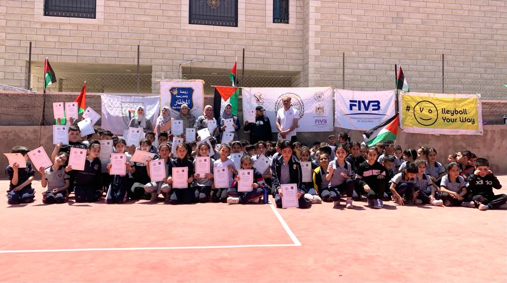 MINI VOLLEYBALL FESTIVAL INSPIRES YOUNG PARTICIPANTS IN PALESTINE