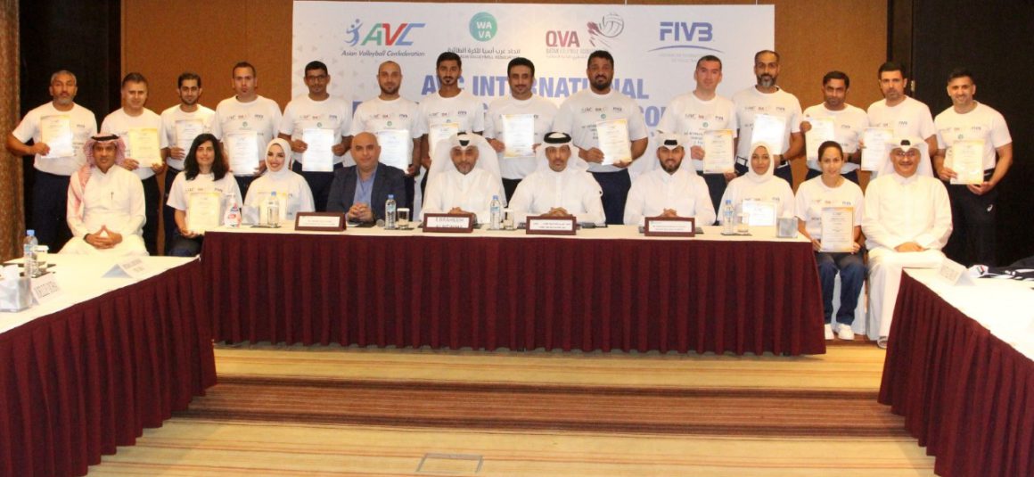 AVC INTERNATIONAL REFEREEING CANDIDATE COURSE IN QATAR CONCLUDES ON HIGH NOTE