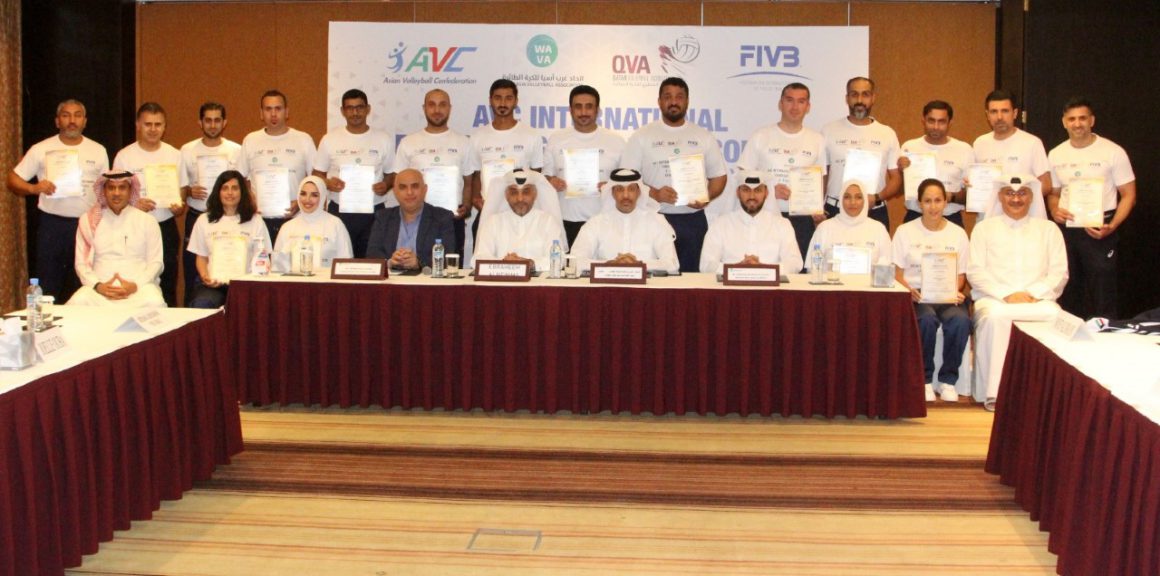 AVC INTERNATIONAL REFEREEING CANDIDATE COURSE IN QATAR CONCLUDES ON HIGH NOTE