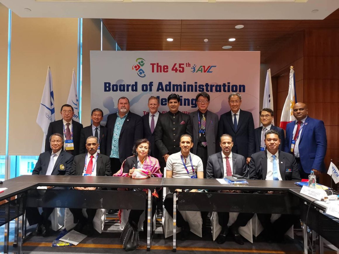 45TH AVC BOARD OF ADMINISTRATION MEETING ENDS WITH SIGHTS SET ON GROWTH OF THE SPORT AND ITS SUSTAINABILITY IN ASIA