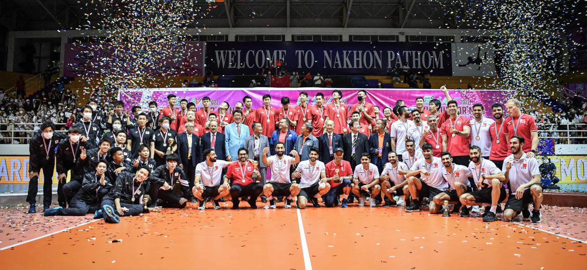CHINA CROWNED 2022 AVC CUP FOR MEN CHAMPIONS