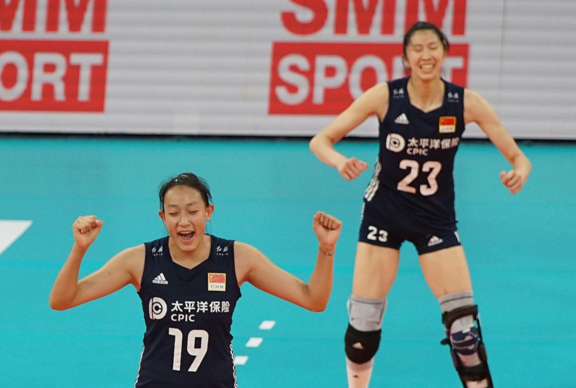 Champions China progressed into the semi-finals beating Australia at the 2022 AVC Cup for Women.