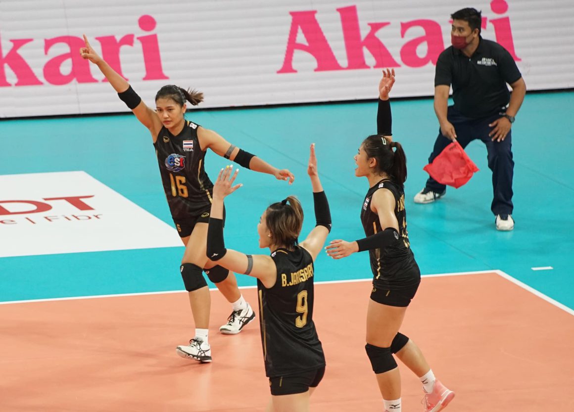 THAILAND THROUGH TO AVC CUP SEMIS WITH 3-1 WIN ON HOSTS PHILIPPINES