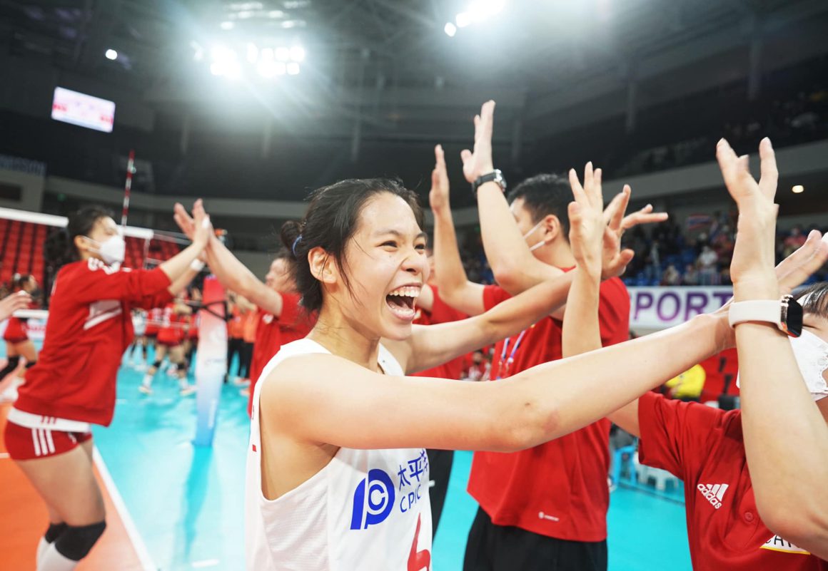 CHINA TO CONTEND TITLE WITH TIE-BREAK WIN OVER THAILAND