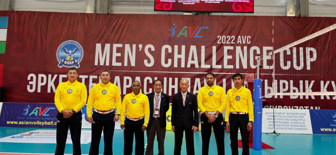 REFS OFFICIATING AT 3RD AVC MEN’S CHALLENGE CUP IN KYRGYZSTAN UNFOLDED