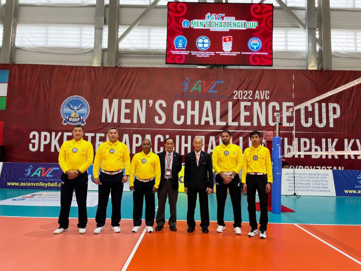 REFS OFFICIATING AT 3RD AVC MEN’S CHALLENGE CUP IN KYRGYZSTAN UNFOLDED