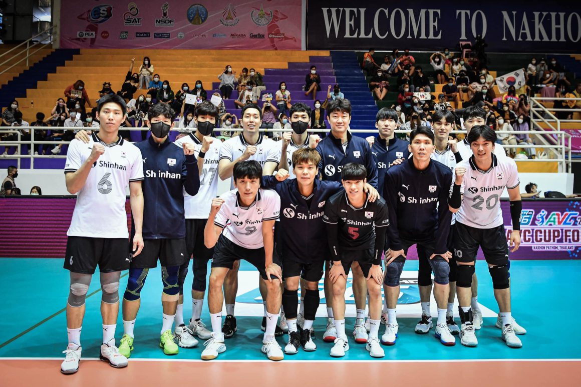 KOREA SEAL ONE-SIDED WIN AGAINST HONG KONG, CHINA IN 2022 AVC CUP FOR ME
