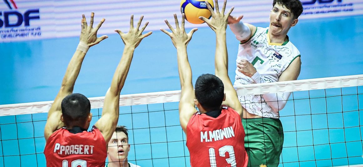 MURCH GUIDES CLASSY AUSTRALIA TO COMEBACK 3-1 WIN AGAINST HOSTS THAILAND TO KEEP SEMIFINAL HOPES ALIVE IN 2022 AVC CUP FOR MEN