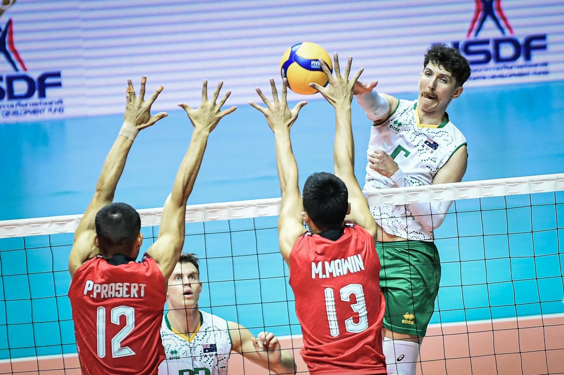 MURCH GUIDES CLASSY AUSTRALIA TO COMEBACK 3-1 WIN AGAINST HOSTS THAILAND TO KEEP SEMIFINAL HOPES ALIVE IN 2022 AVC CUP FOR MEN