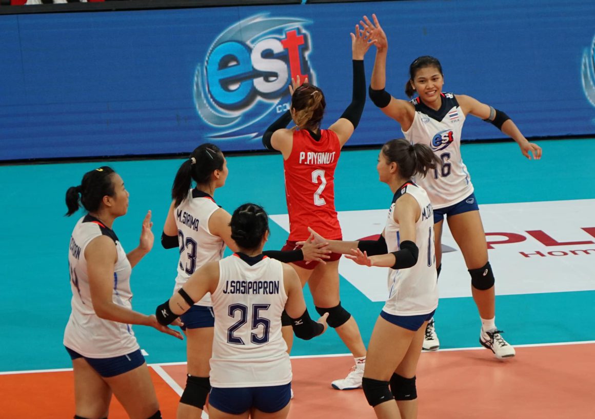 THAILAND TAKE STRAIGHT-SETS ON AUSTRALIA IN AVC CUP