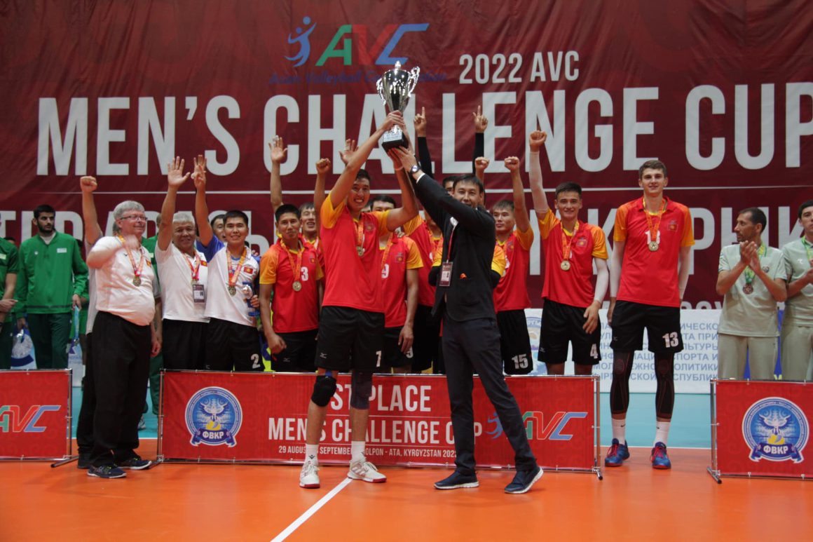 KYRGYZSTAN  CAPTURE MAIDEN AVC MEN’S CHALLENGE CUP TITLE ON HOME SOIL AFTER COMEBACK 3-2 WIN AGAINST SAUDI ARABIA