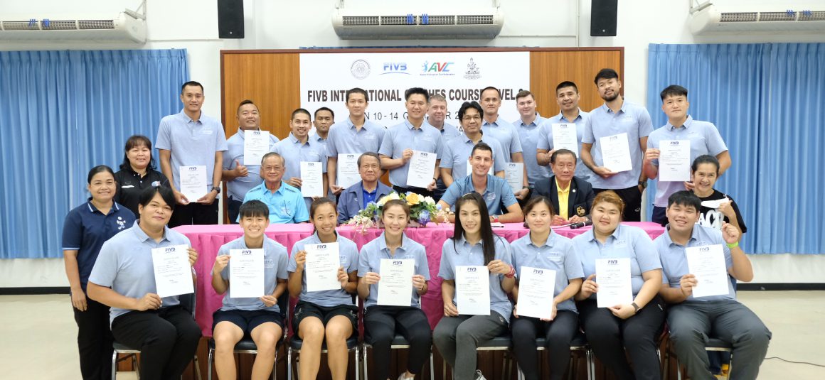 FIVB INTERNATIONAL LEVEL-2 COACHES COURSE SUCCESSFULLY DELIVERED IN THAILAND