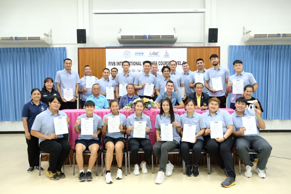 FIVB INTERNATIONAL LEVEL-2 COACHES COURSE SUCCESSFULLY DELIVERED IN THAILAND