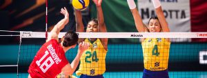 Serbia sweep Brazil and retain world title
