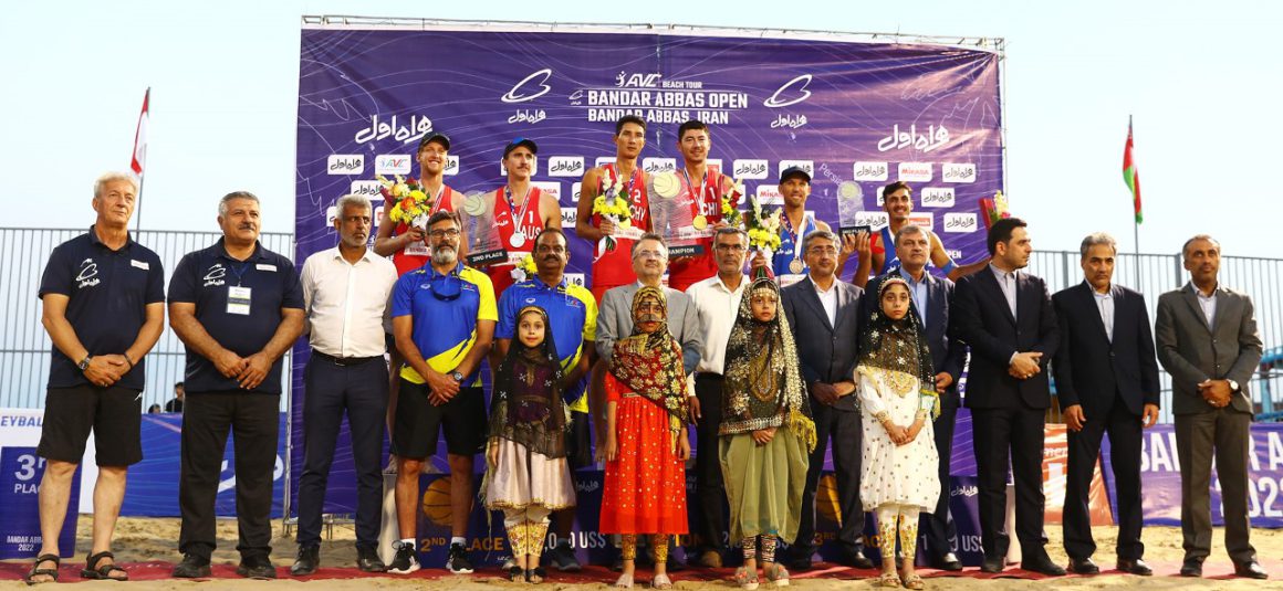HA LIKEJIANG AND WU JIAXIN CEMENT CHAMPIONS STATUS AT CONCLUDED AVC BEACH TOUR BANDAR ABBAS OPEN IN IRAN