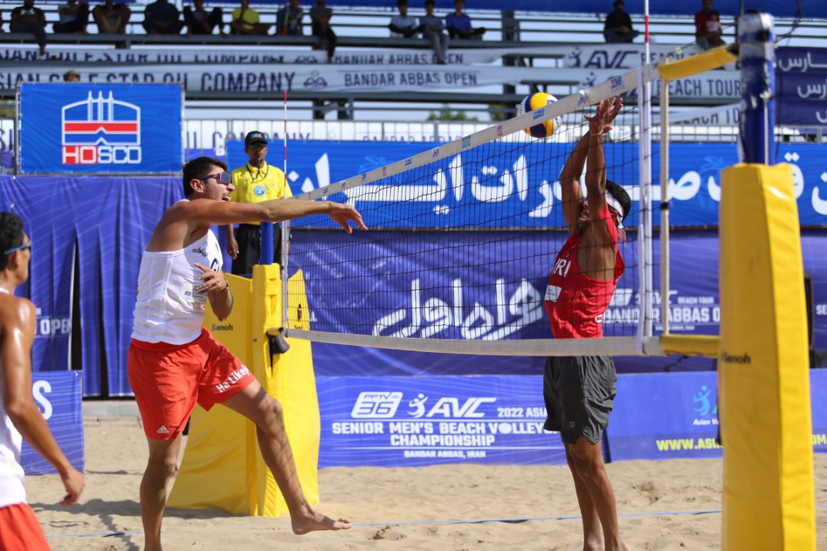 STRONG TEAMS OUTPLAY LOWER-RATED RIVALS ON DAY 1 OF ASIAN SENIOR MEN’S BEACH VOLLEYBALL CHAMPIONSHIP IN IRAN