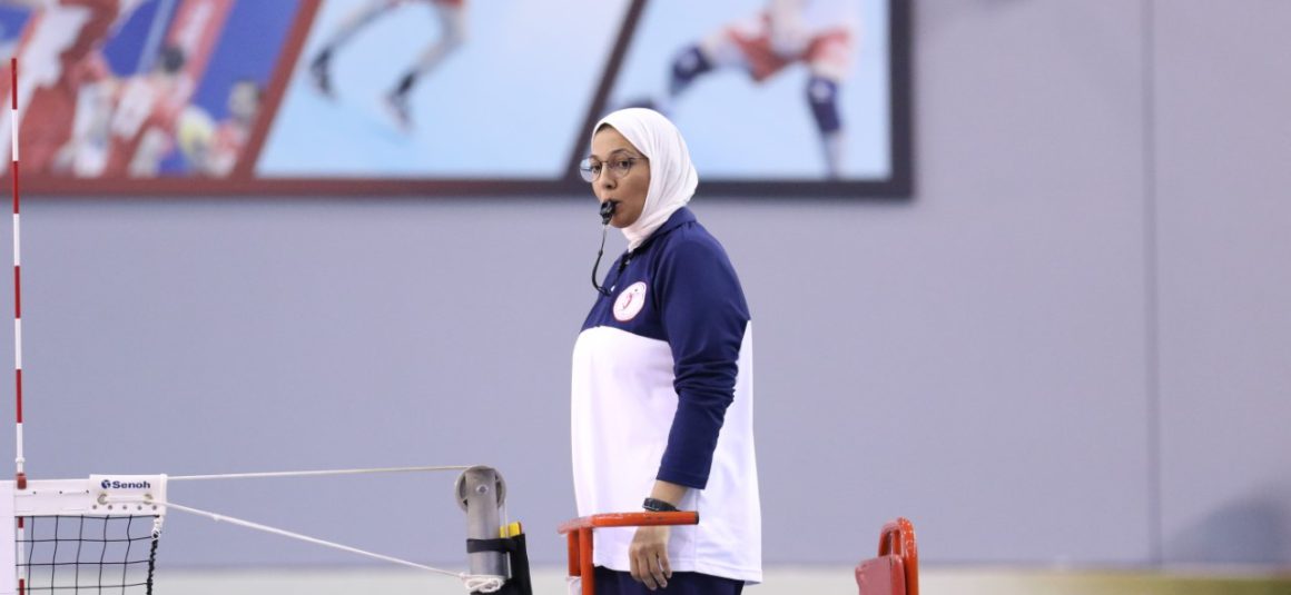 FIRST FEMALE REFEREE WHISTLES IN BAHRAIN VOLLEYBALL LEAGUE 