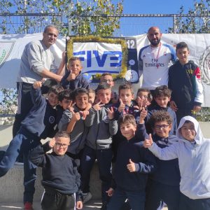 CHILDREN CELEBRATE 12TH ANNIVERSARY OF MINI-VOLLEYBALL ESTABLISHMENT IN PALESTINE