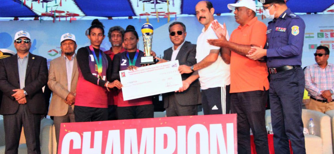 CHATHURIKA AND DEEPIKA CROWNED CAVA BEACH VOLLEYBALL TOUR BANGLADESH WOMEN’S CHAMPIONS WITH REMARKABLE UNBEATEN RECORD