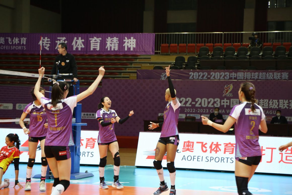 REIGNING CHAMPS TIANJIN LEAD IN CHINESE WOMEN’S VOLLEYBALL LEAGUE FINALS