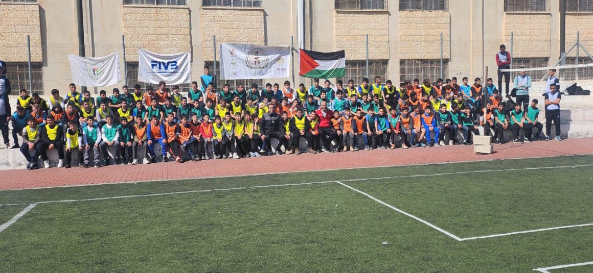 PALESTINE HOLDS MINI-VOLLEYBALL FESTIVAL