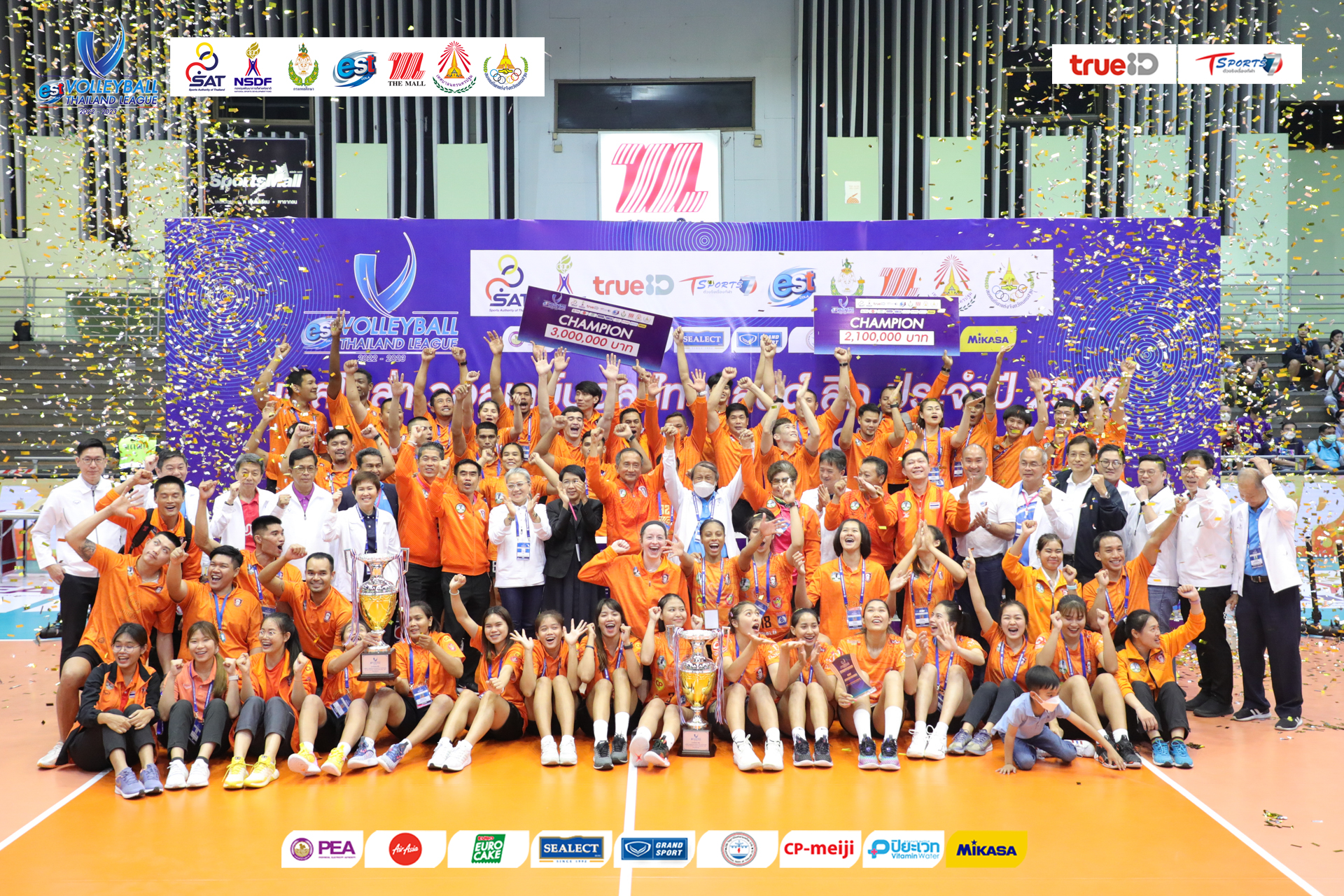 NAKHON RATCHASIMA COMPLETE CLEAN SWEEP OF MENS AND WOMENS TITLES AT THAILAND VOLLEYBALL LEAGUE 2022/23 SEASON