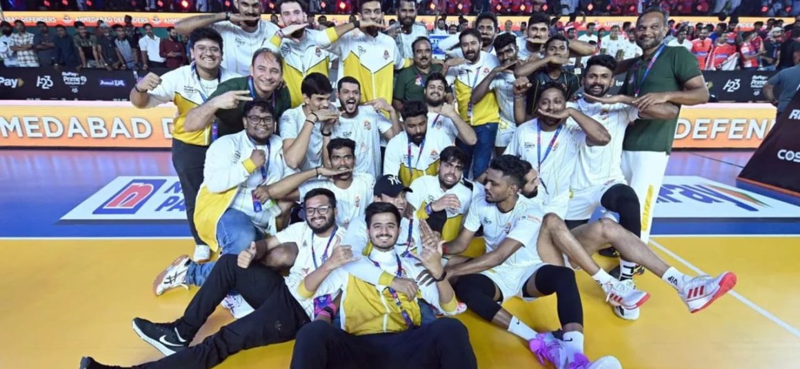 AHMEDABAD TRIUMPH AS INDIA’S PRIME VOLLEYBALL LEAGUE CHAMPIONS