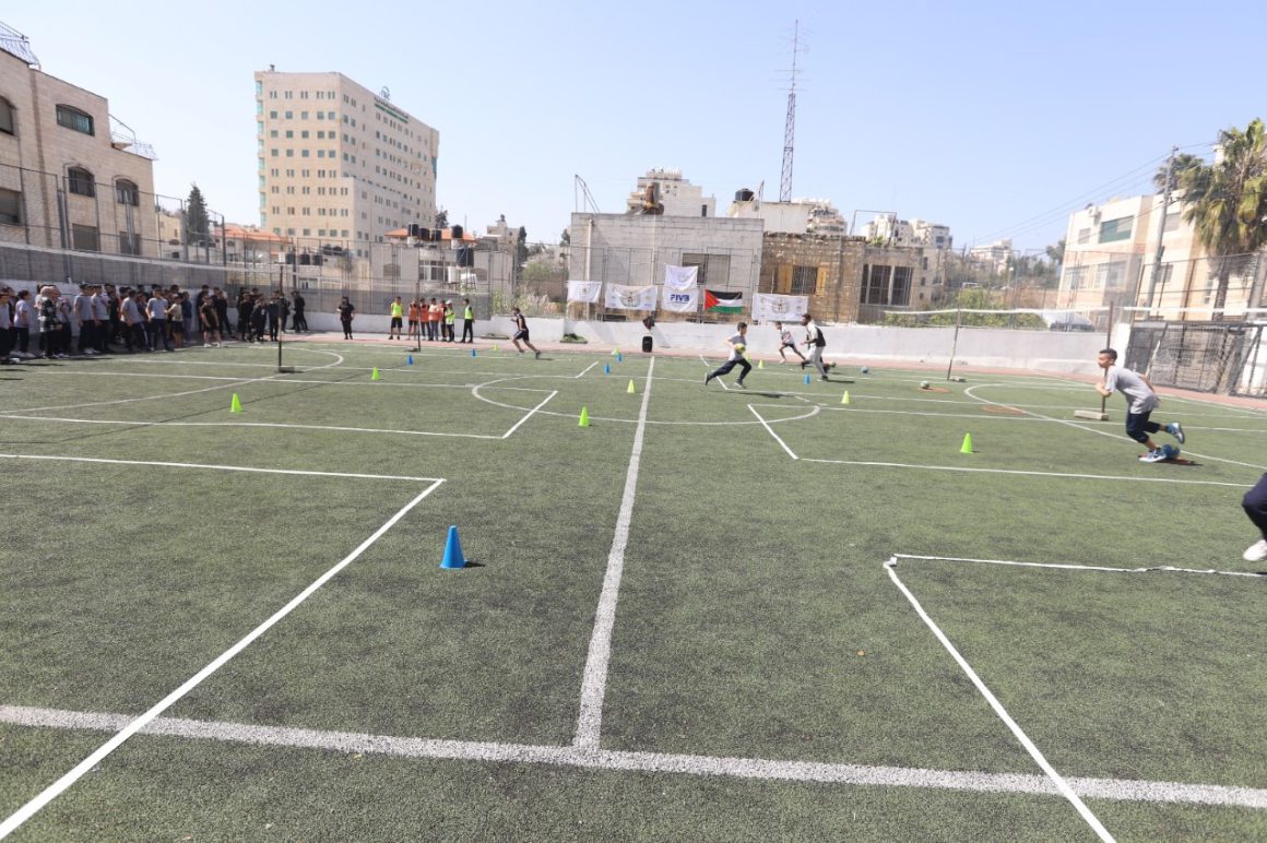 PALESTINE HOLDS MINIVOLLEYBALL FESTIVAL FOR STUDENTS Asian