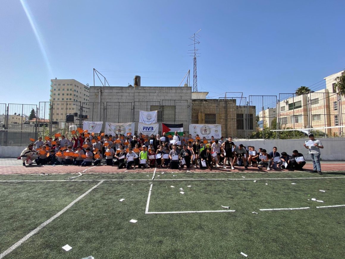 PALESTINE HOLDS MINI-VOLLEYBALL FESTIVAL FOR STUDENTS