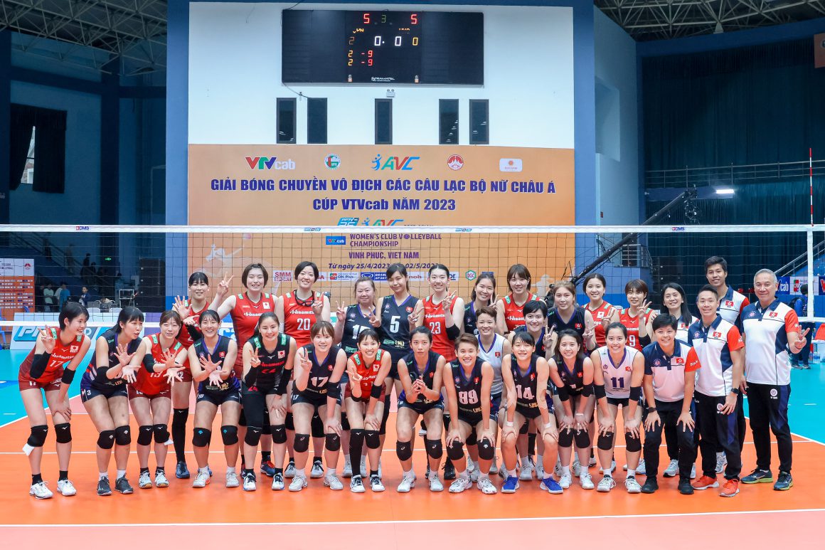 HISAMITSU OVERWHELM HIP HING IN LOPSIDED BATTLE IN 5TH-9TH RANKING ROUND IN 2023 ASIAN WOMEN’S CLUB CHAMPIONSHIP