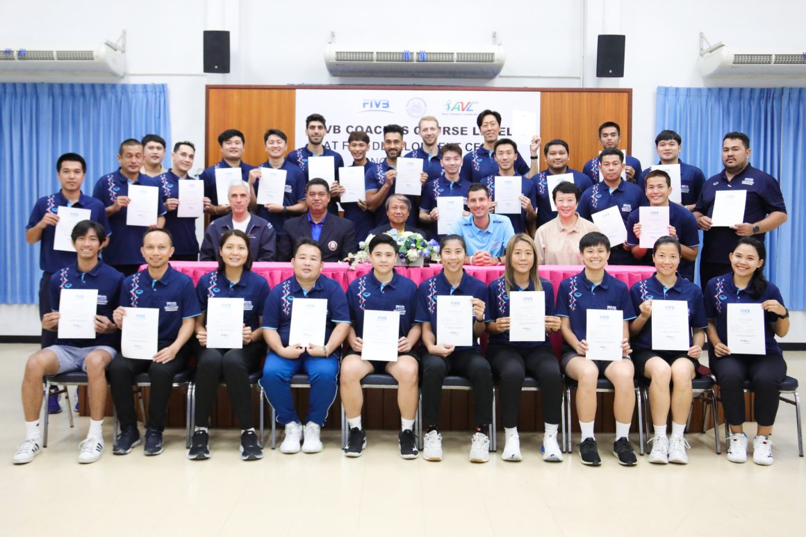 FIVB COACHES COURSE LEVEL 1 AT FIVB DEVELOPMENT CENTER THAILAND ENDS ON POSITIVE NOTE