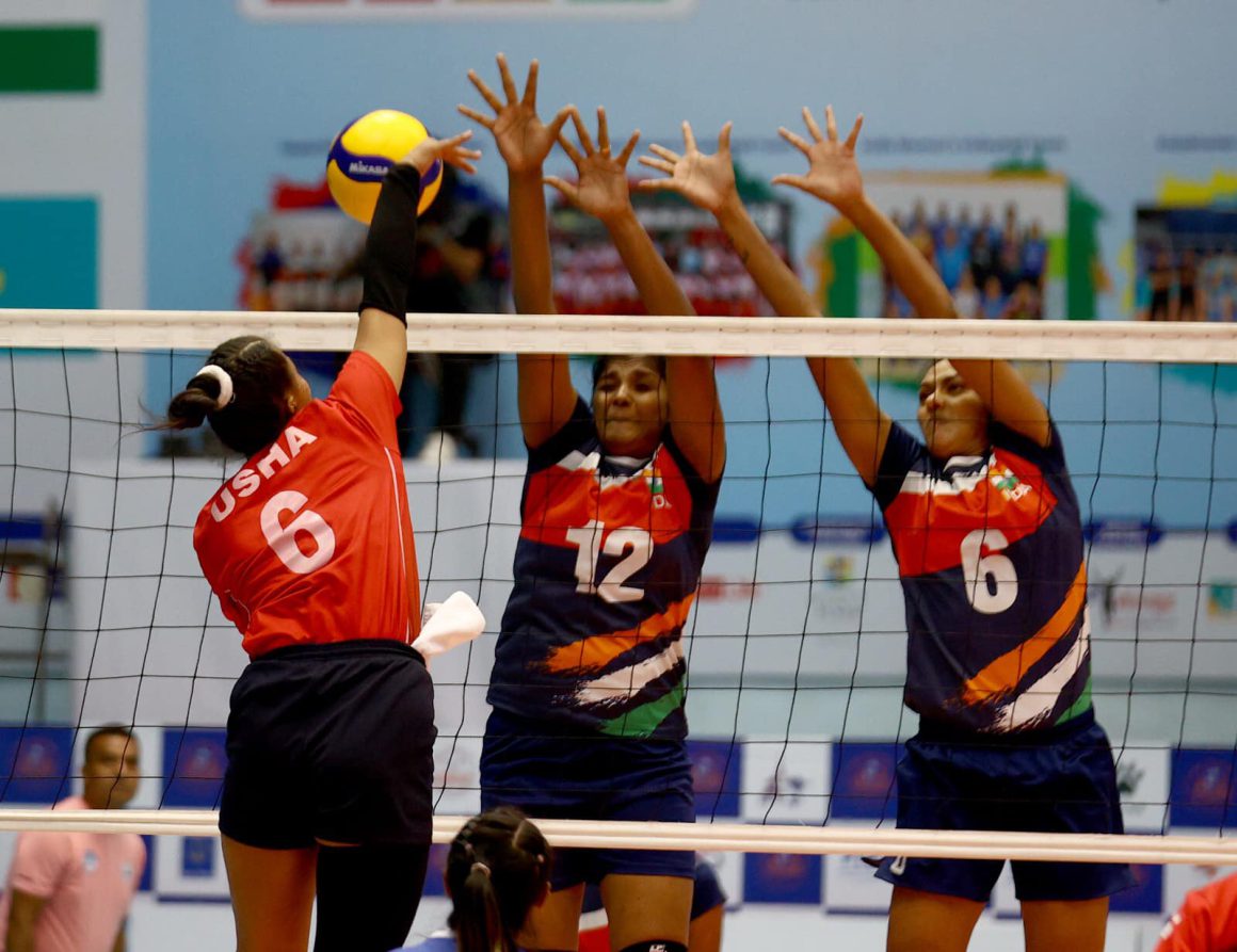 INDIA STUN HOSTS NEPAL AND KAZAKHSTAN CAPTURE COMEBACK WIN AGAINST UZBEKISTAN TO TOP THEIR POOLS IN CAVA WOMEN’S VOLLEYBALL CHALLENGE CUP