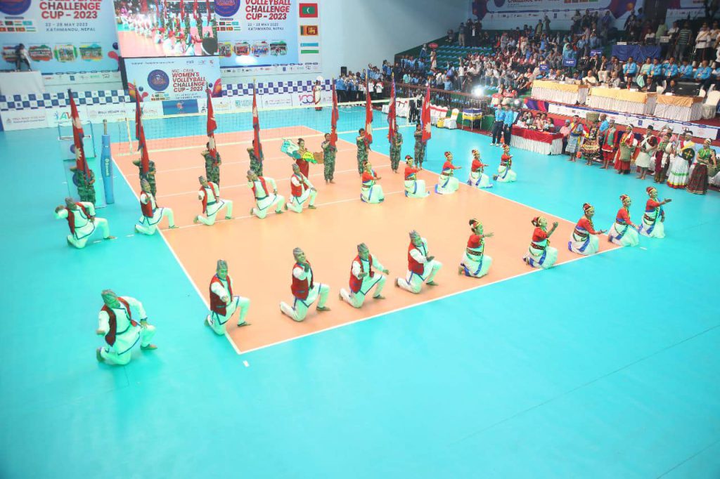 CAVA WOMEN’S VOLLEYBALL CHALLENGE CUP IN NEPAL KICKS OFF WITH GRAND
