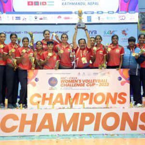 INDIA ROUT KAZAKHSTAN IN STRAIGHT SETS TO REIGN SUPREME OVER CAVA WOMEN’S VOLLEYBALL CHALLENGE CUP