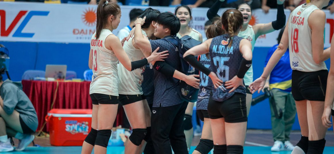 DIAMOND FOOD THROUGH TO FINAL OF 2023 ASIAN WOMEN’S CLUB CHAMPIONSHIP AFTER OVERCOMING KING WHALE TAIPEI 3-0 IN HOTLY-CONTESTED SEMIFINAL CLASH. 