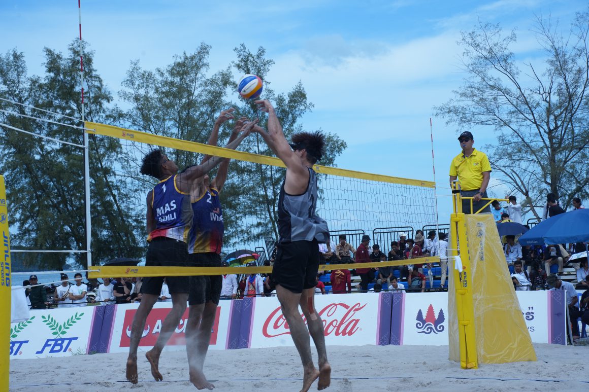 VIETNAM STEAL THE SHOW ON DAY 2 OF AVC BEACH VOLLEYBALL CONTINENTAL CUP PHASE 1 SOUTHEASTERN ZONE AT 32ND SEA GAMES IN CAMBODIA