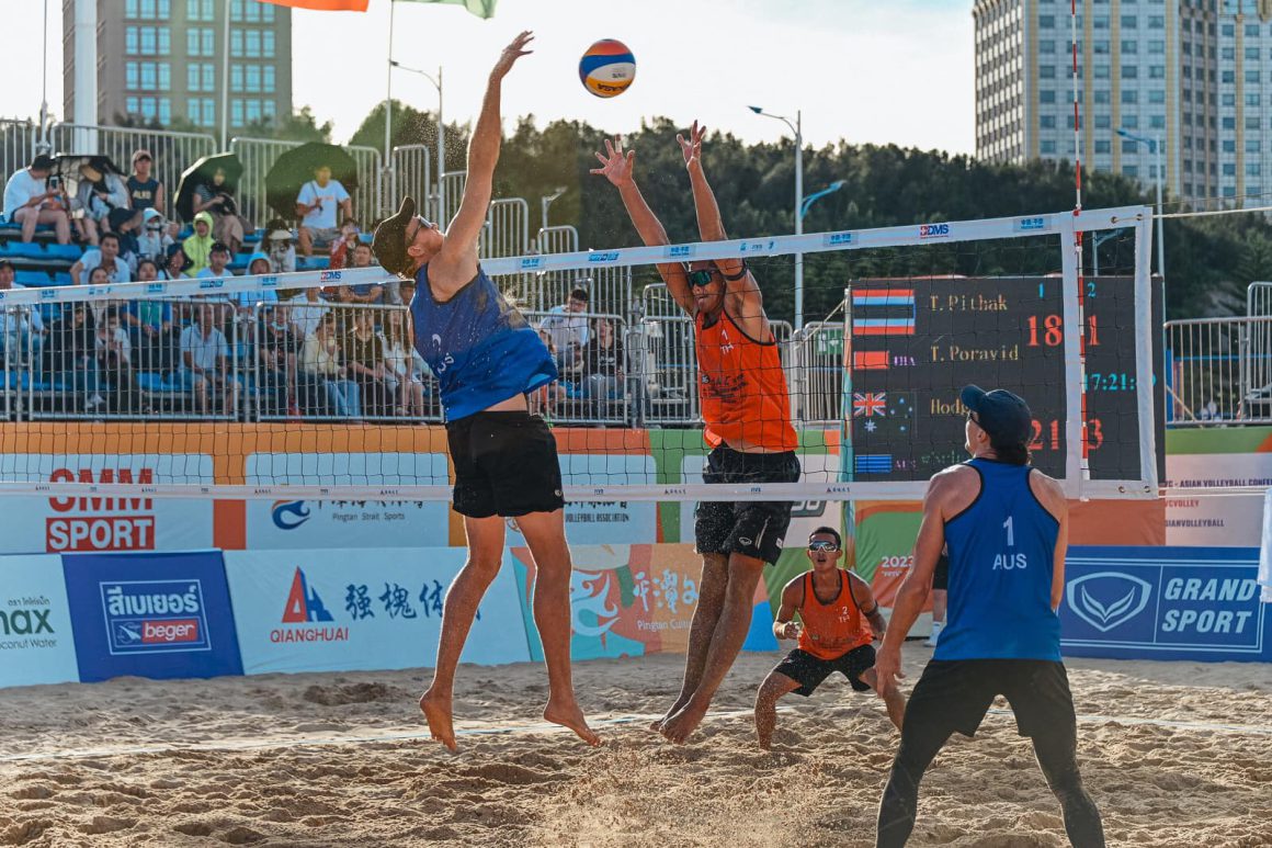 MEN’S TITLE WITHIN AUSTRALIA’S REACH AS CHINA, THAILAND SET UP WOMEN’S SHOWDOWN IN 2023 ASIAN SENIOR BEACH VOLLEYBALL CHAMPIONSHIPS