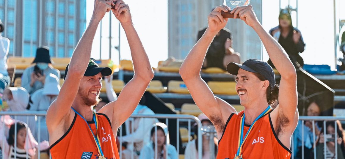 JURMALA CHALLENGE CHAMPIONS HODGES/SCHUBERT CAPTURE MEN’S TITLE, AS XIA/XUE KEEP WOMEN’S CROWN AT HOME IN 2023 ASIAN SENIOR BEACH VOLLEYBALL CHAMPIONSHIPS